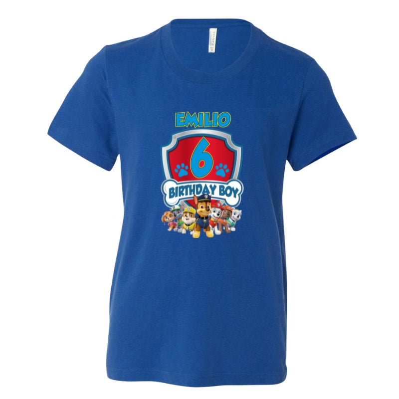 Kids Unisex Tshirt For Birthday Patrol