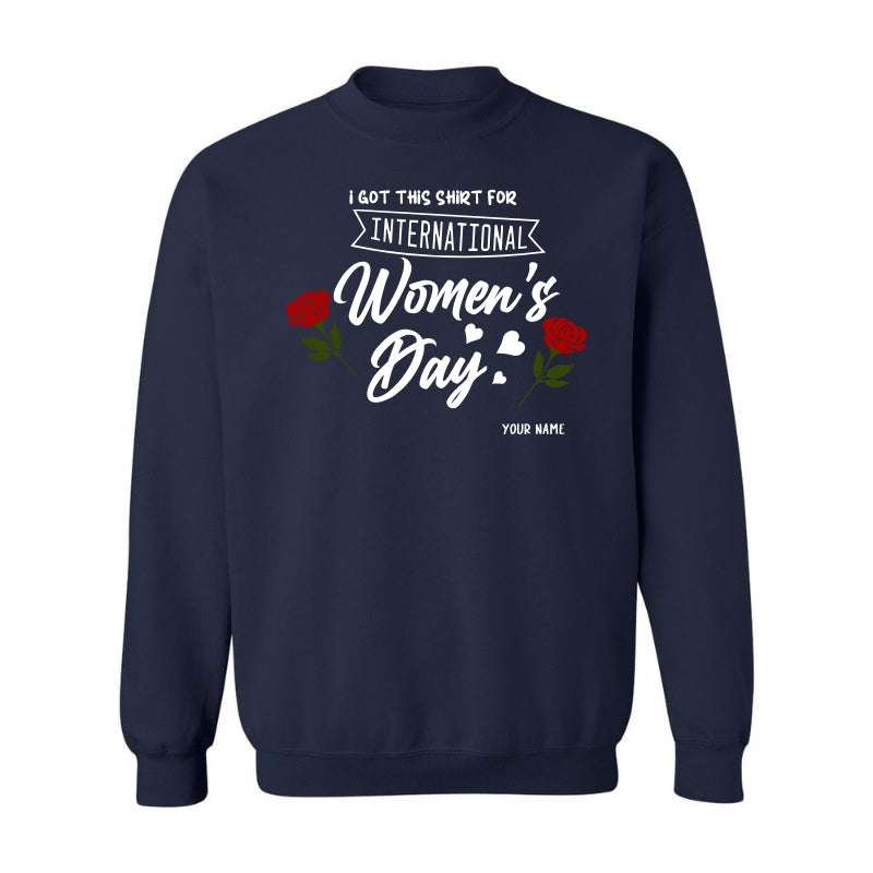 Adult Unisex Sweatshirt For  Women's Day