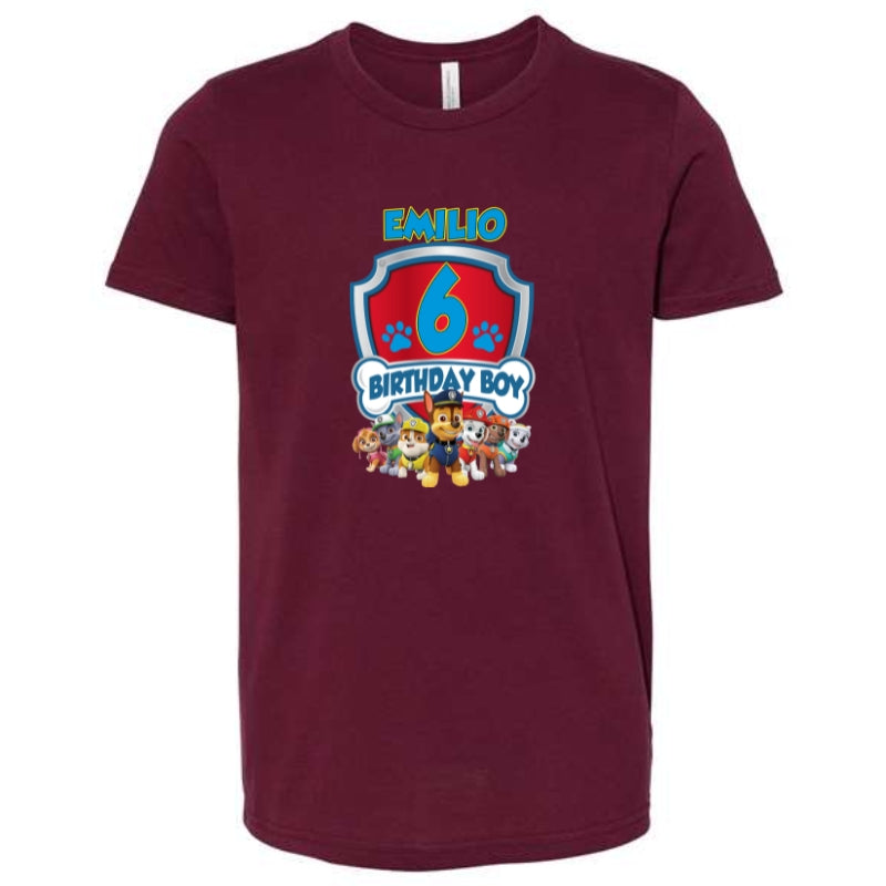 Kids Unisex Tshirt For Birthday Patrol