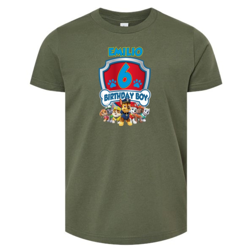 Kids Unisex Tshirt For Birthday Patrol