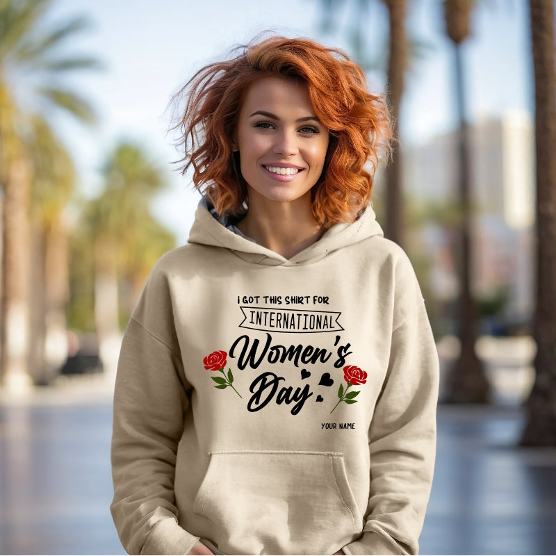 Adult  Unisex Hoodie For Women's Day