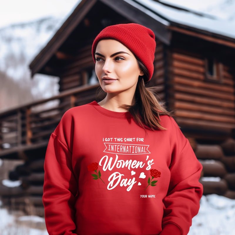 Adult Unisex Sweatshirt For  Women's Day