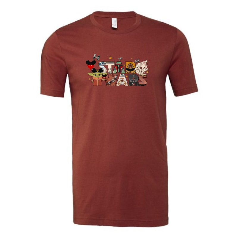 Adult Unisex Tshirt For Disney Star Wars