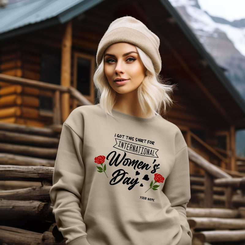 Adult Unisex Sweatshirt For  Women's Day