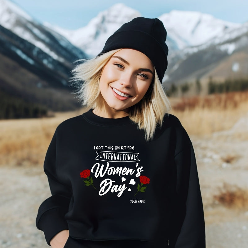 Adult Unisex Sweatshirt For  Women's Day