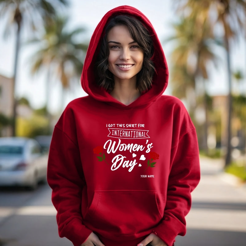 Adult  Unisex Hoodie For Women's Day