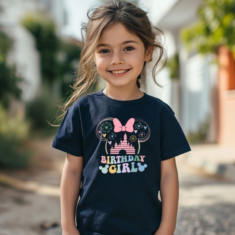 Kids Unisex Tshirt For Birthday Disney