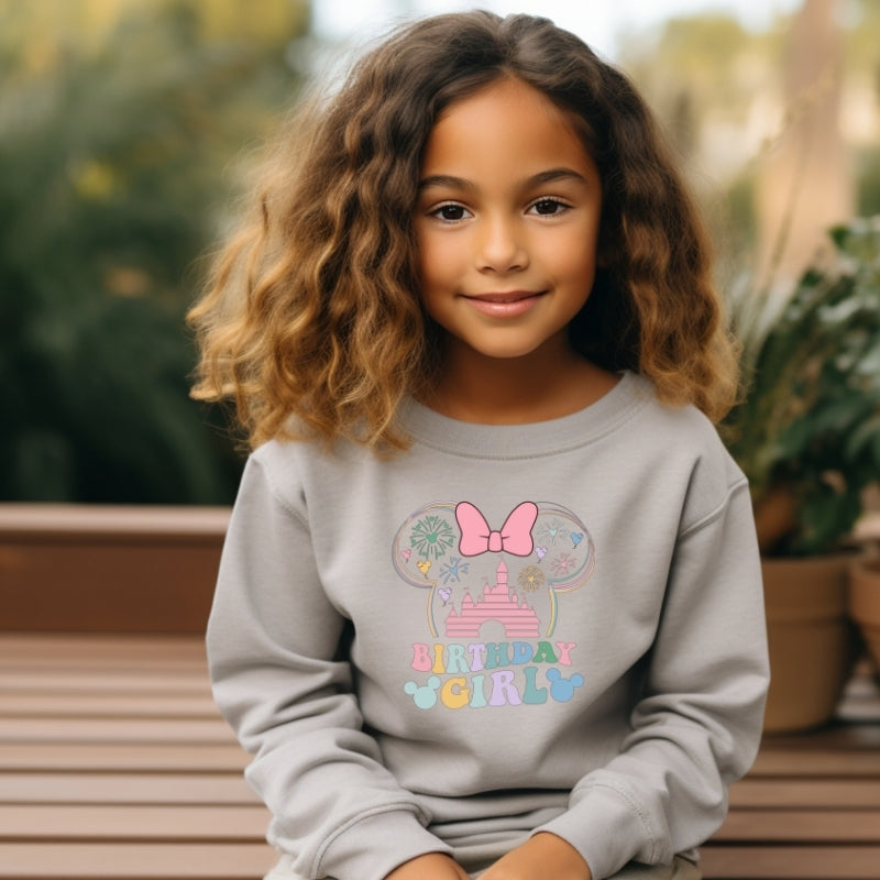 Kids Unisex Sweatshirt For Birthday Disney