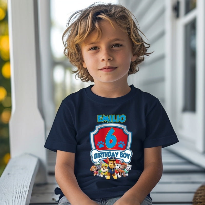 Kids Unisex Tshirt For Birthday Patrol