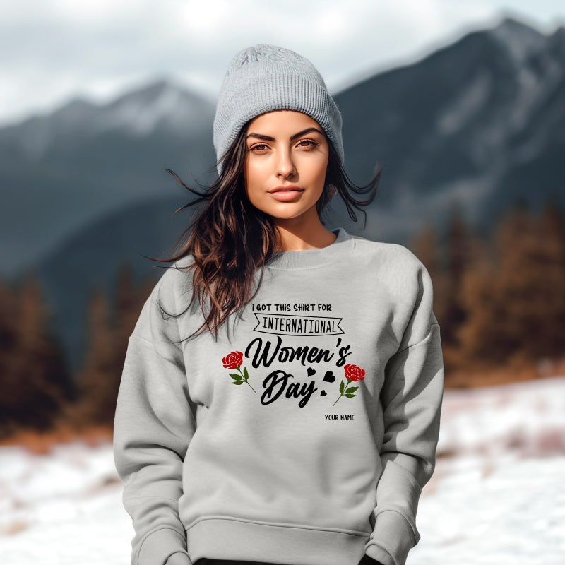 Adult Unisex Sweatshirt For  Women's Day