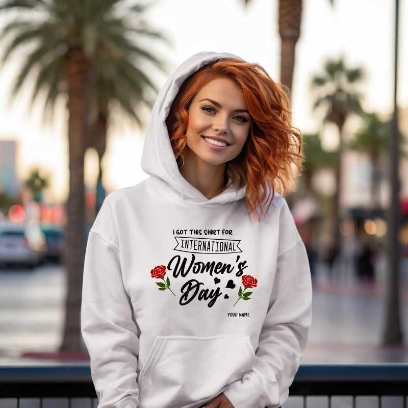 Adult  Unisex Hoodie For Women's Day