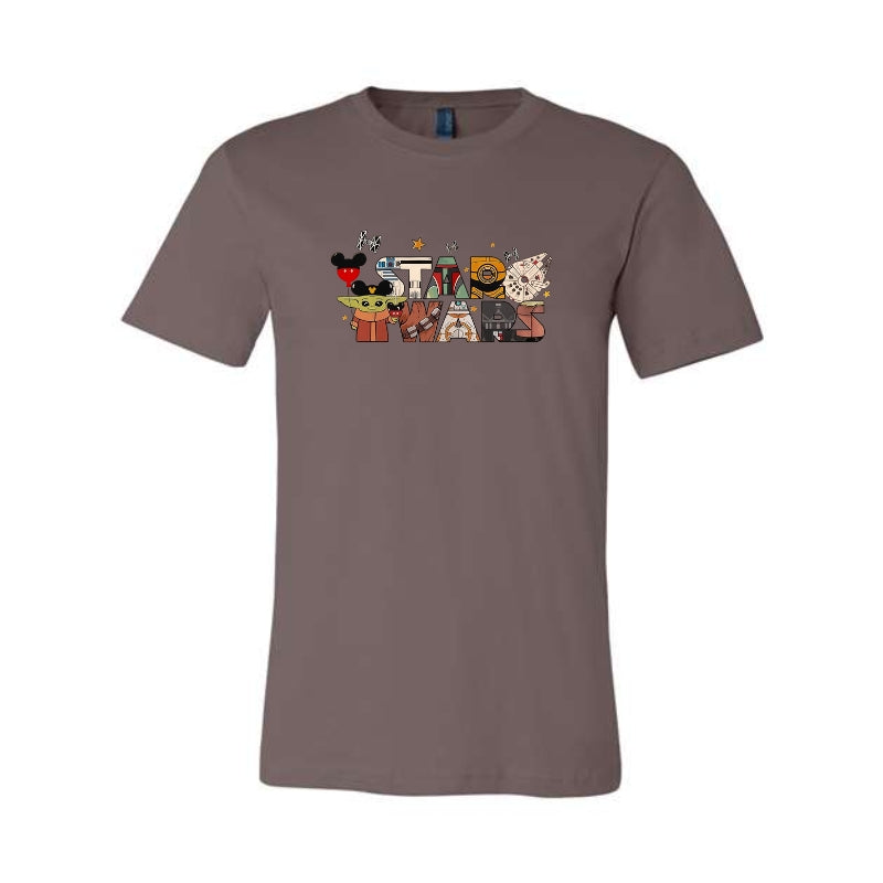 Adult Unisex Tshirt For Disney Star Wars