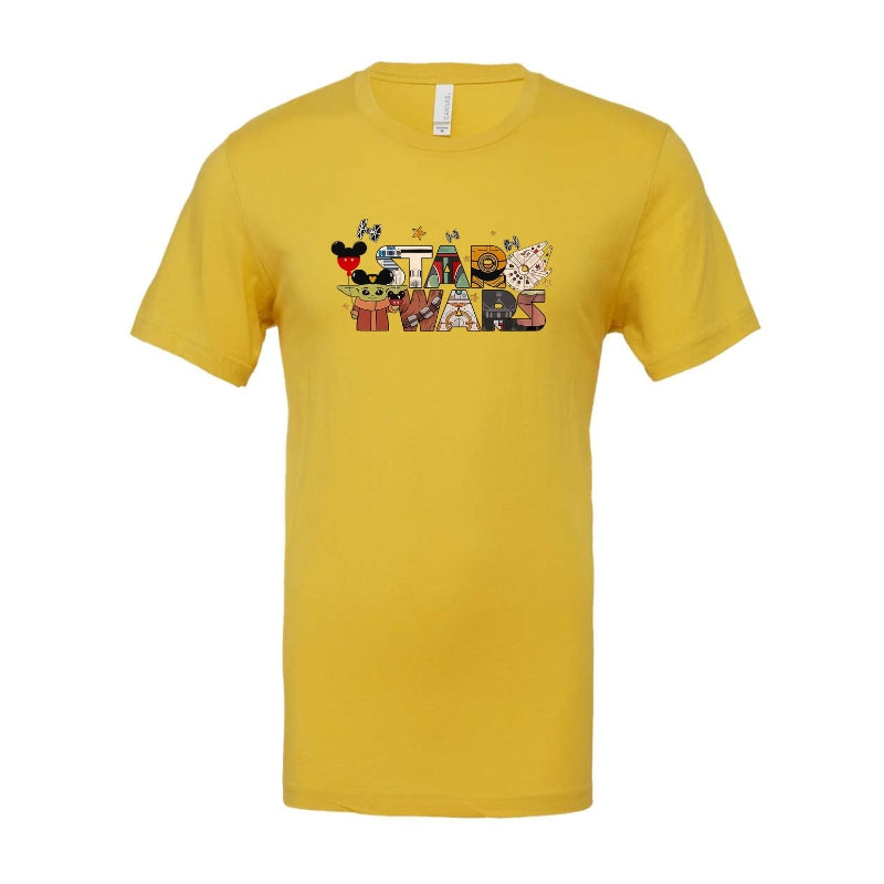 Adult Unisex Tshirt For Disney Star Wars