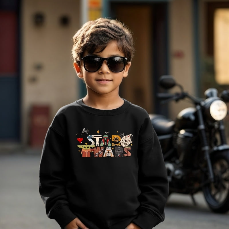 Kids Unisex Sweatshirt For Disney Star Wars