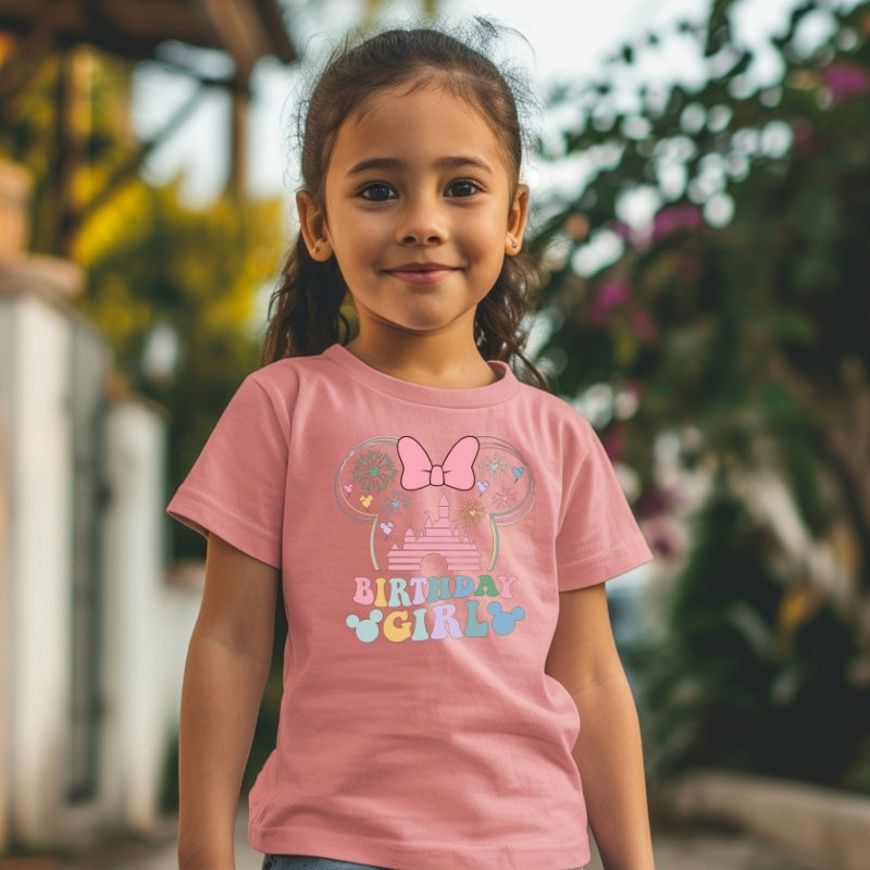 Kids Unisex Tshirt For Birthday Disney