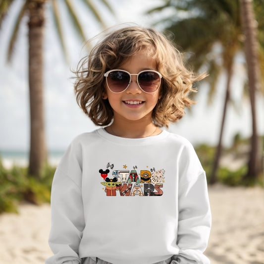 Kids Unisex Sweatshirt For Disney Star Wars