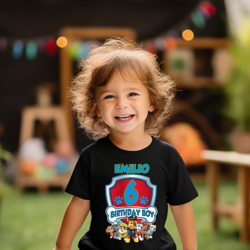 Kids Unisex Tshirt For Birthday Patrol