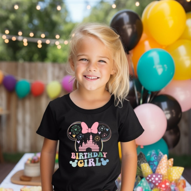 Kids Unisex Tshirt For Birthday Disney