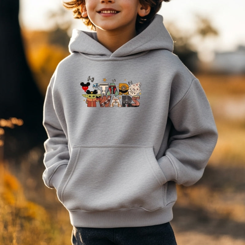 Kids Unisex Hoodie For Disney Star Wars