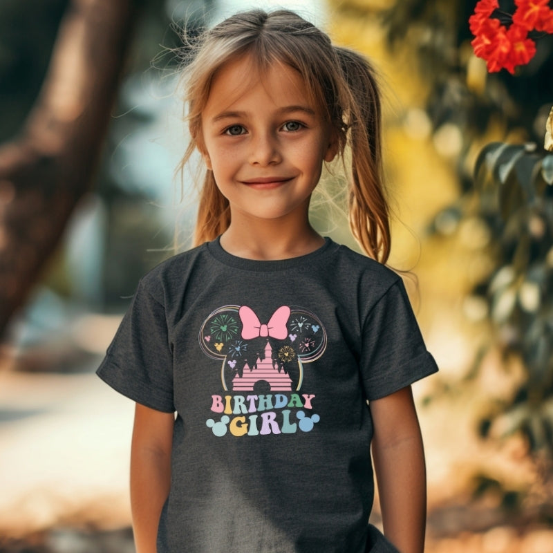 Kids Unisex Tshirt For Birthday Disney