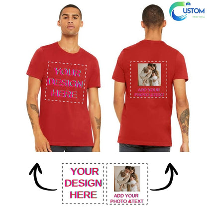 Customize Bella Canvas Tee with your own Photo, Logo or Text