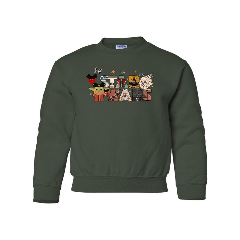 Kids Unisex Sweatshirt For Disney Star Wars