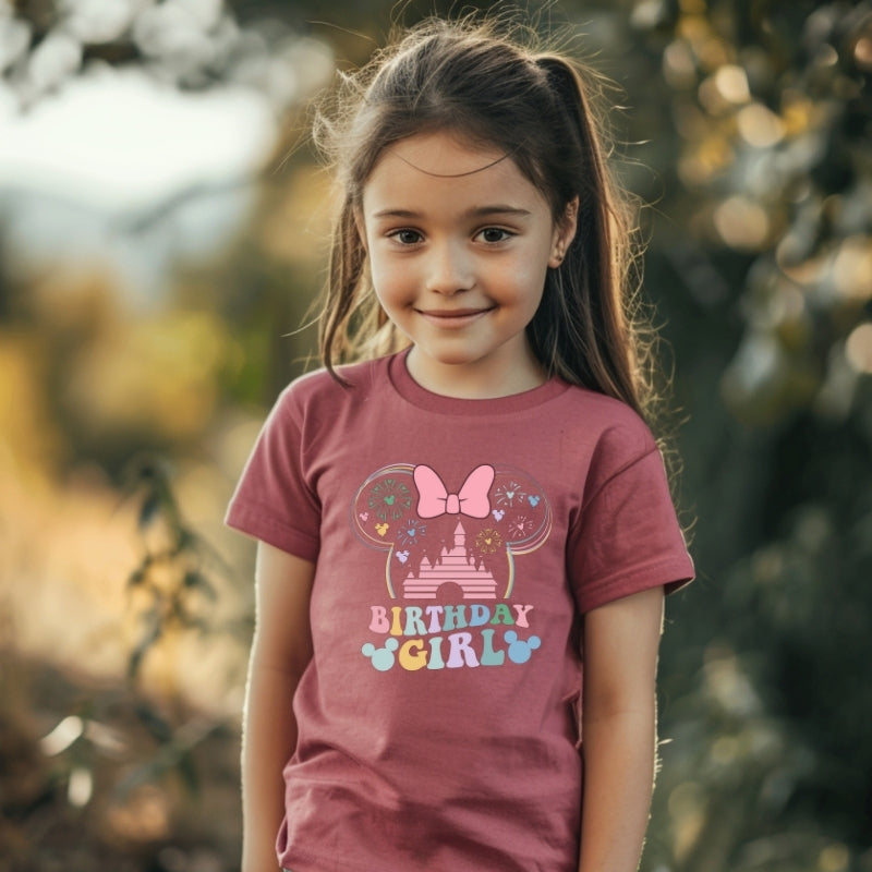 Kids Unisex Tshirt For Birthday Disney