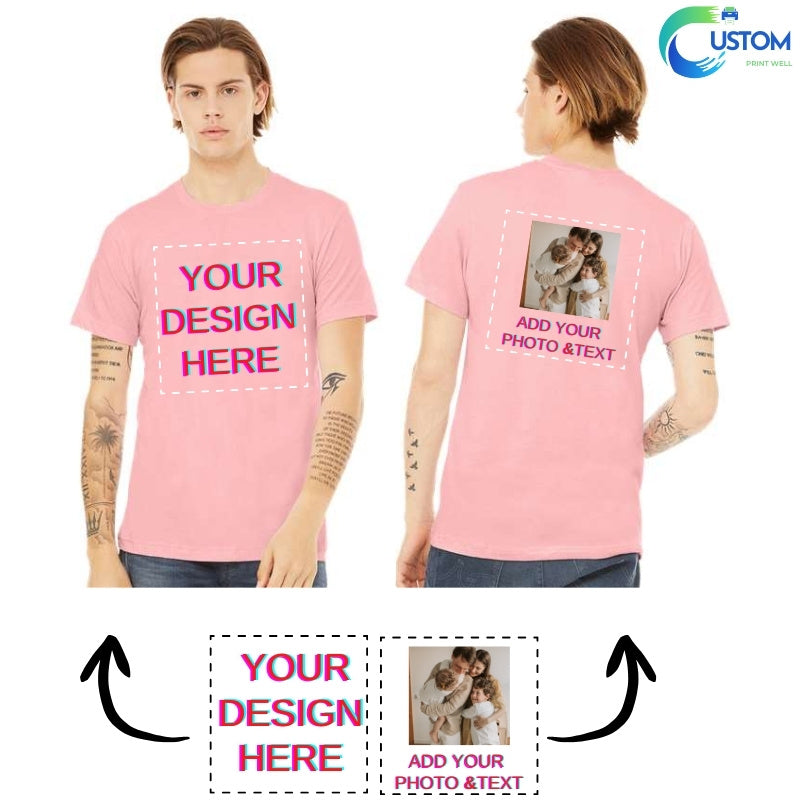 Customize Bella Canvas Tee with your own Photo, Logo or Text