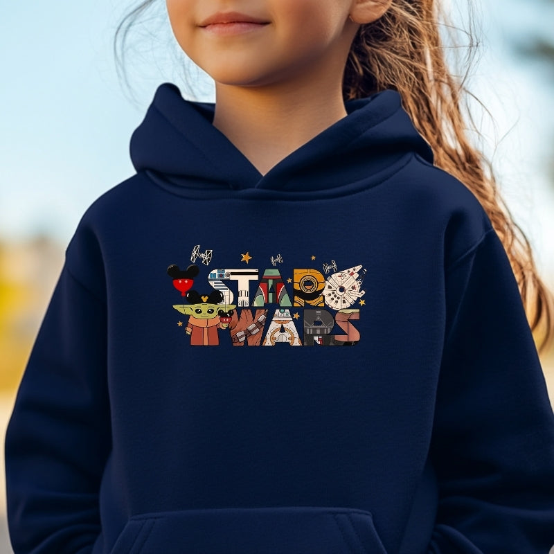 Kids Unisex Hoodie For Disney Star Wars