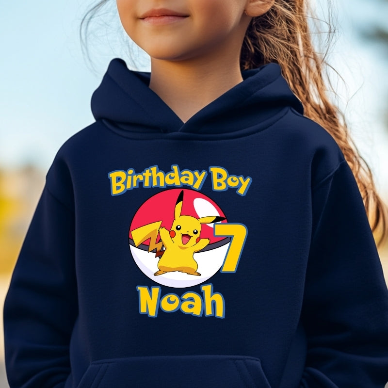 Kids Unisex Hoodie For Birthday Pokemon