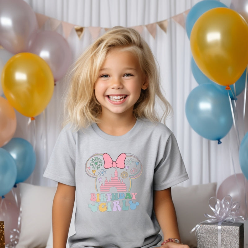 Kids Unisex Tshirt For Birthday Disney