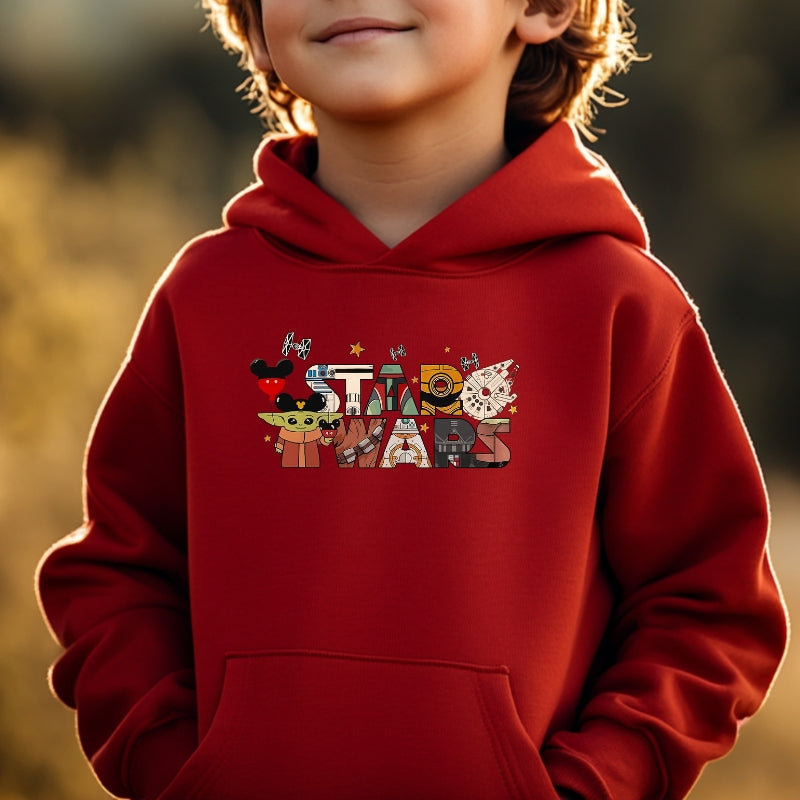 Kids Unisex Hoodie For Disney Star Wars