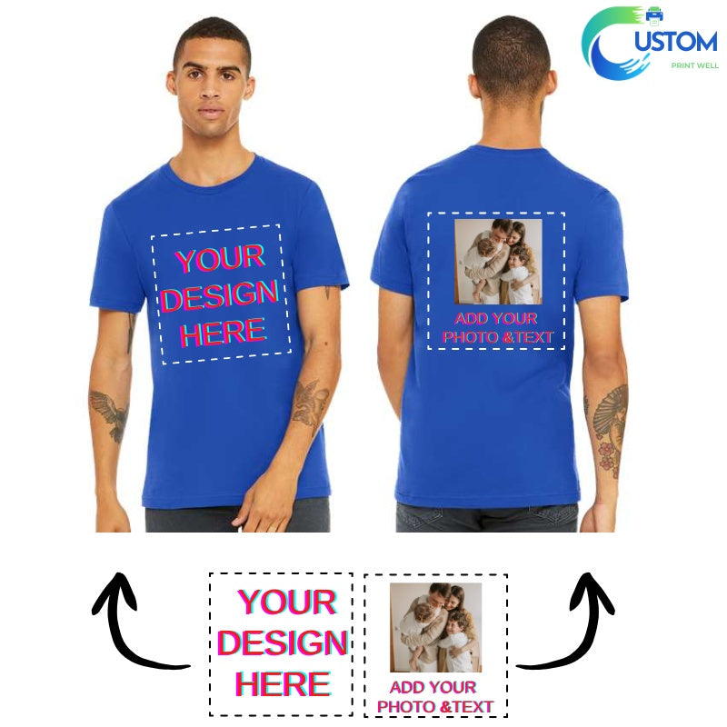 Customize Bella Canvas Tee with your own Photo, Logo or Text