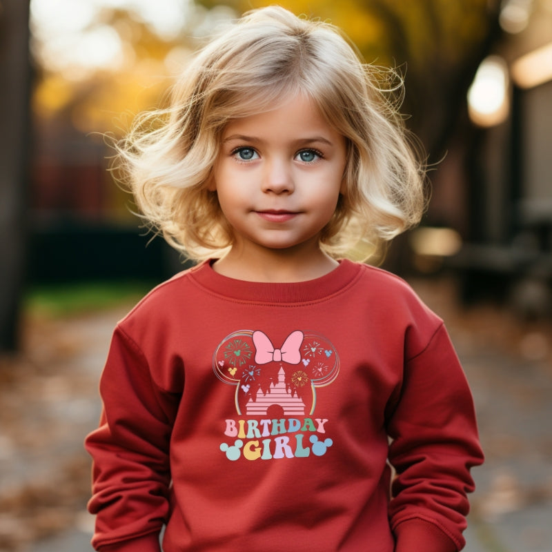 Kids Unisex Sweatshirt For Birthday Disney