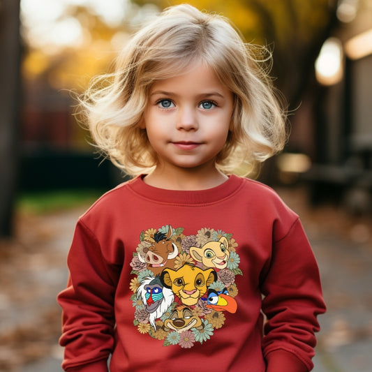 Kids Unisex Sweatshirt For Disney Lion King