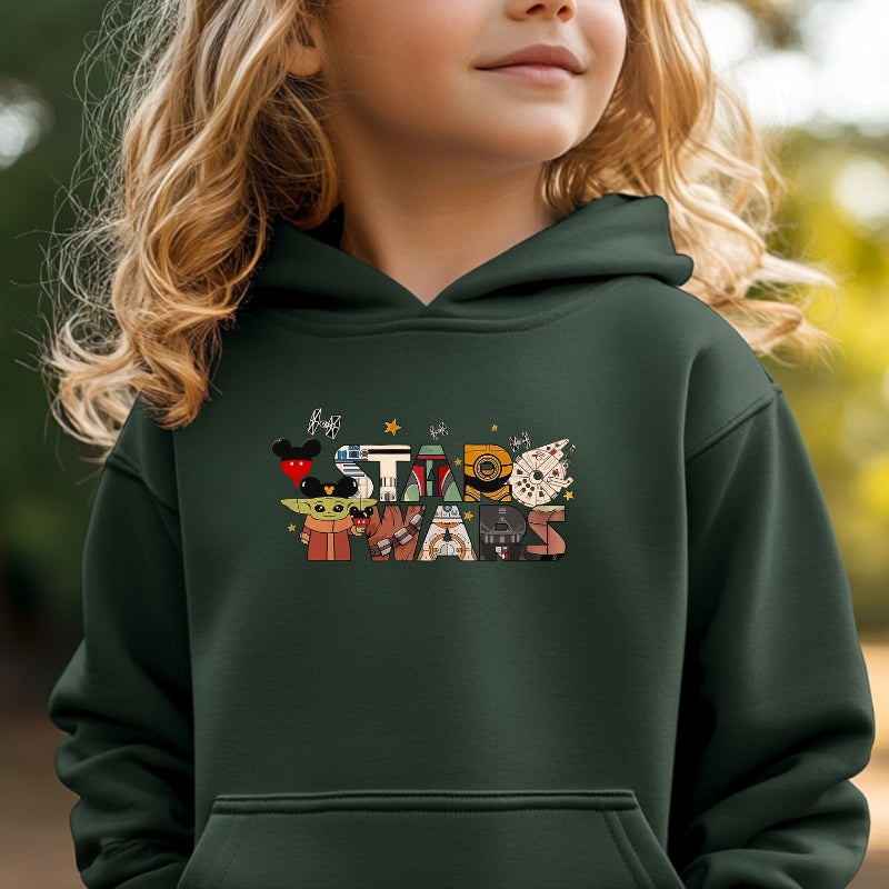 Kids Unisex Hoodie For Disney Star Wars