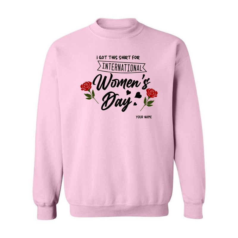 Adult Unisex Sweatshirt For  Women's Day