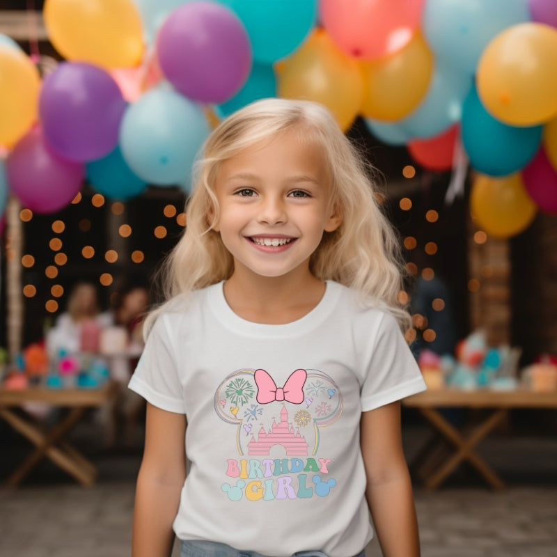 Kids Unisex Tshirt For Birthday Disney