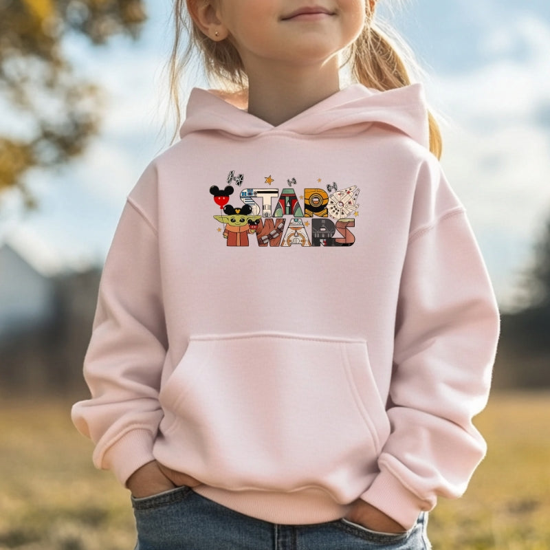 Kids Unisex Hoodie For Disney Star Wars