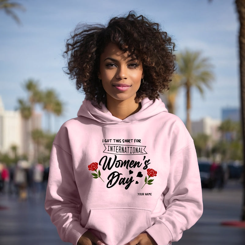 Adult  Unisex Hoodie For Women's Day